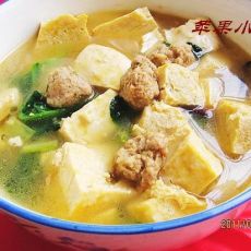 牛肉丸冻豆腐汤-首发的做法