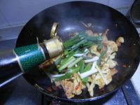 肉片干锅花菜的做法