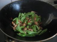 鲜虾扁豆的做法
