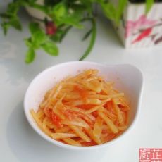 【首发】茄汁土豆丝的做法