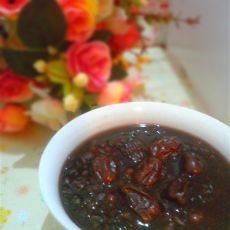 黑米红枣粥的做法