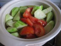 笋干丝瓜番茄汤的做法