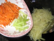 胡萝卜土豆丝的做法