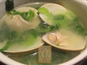 青菜蛤蜊汤的做法
