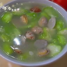 花蛤丝瓜汤的做法
