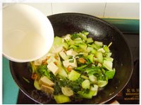 油菜海米炒豆腐的做法
