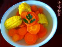 玉米胡萝卜汤的做法