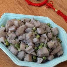 清炒豌豆藕丁的做法