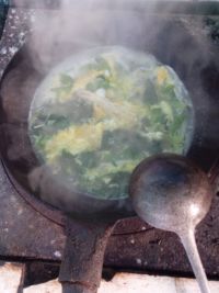 鸡蛋菠菜汤的做法