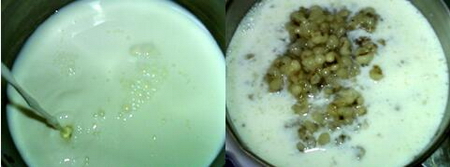 牛奶薏米粥的做法步骤3