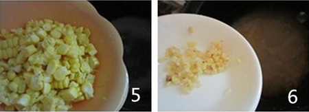 玉米蛋花粥步骤5-6
