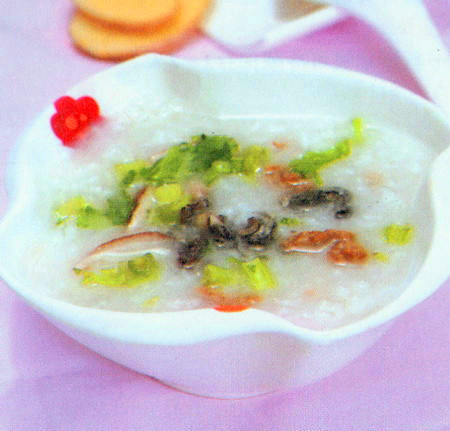 牡蛎芹菜粥