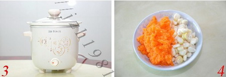 红萝卜玉米粥步骤3-4