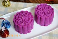 如何制作松子紫薯糕