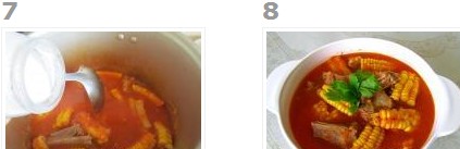 菜香玉米排骨汤的做法