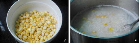玉米肉末粥的做法步骤5-6