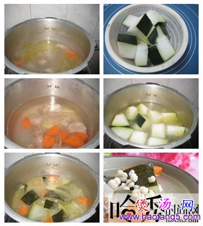冬瓜薏仁排骨汤的做法