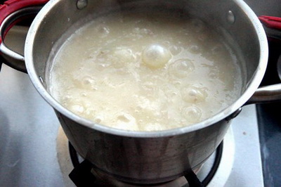 皮蛋肉米粥做法步骤7