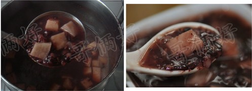 香芋紫米粥步骤7-8