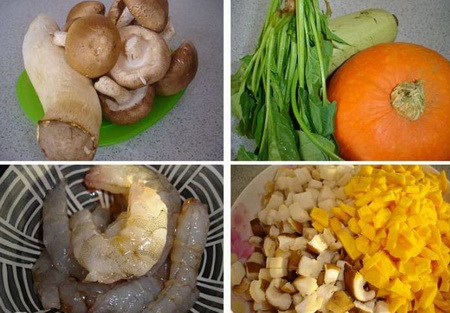 营养蔬菜海鲜粥的做法