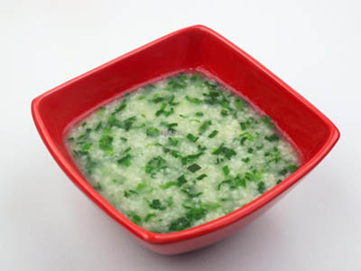 韭菜米粥