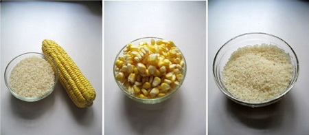 玉米粥步骤1-3