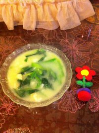 菠菜珍珠汤的做法