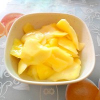 开胃小吃：冰爽酸甜的青芒果制作