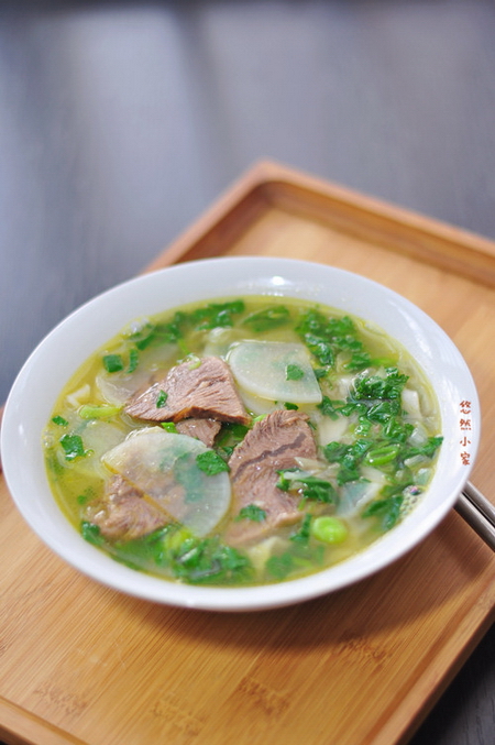 老陕面食的家常牛肉汤面怎么做，家常牛肉汤面的6步做法