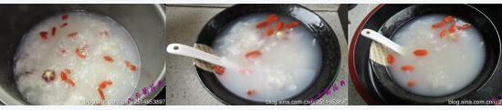糯米木槿粥做法步骤3