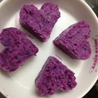 紫薯酸奶甜品的5步做法