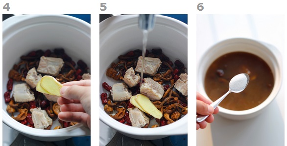 红枣排骨菌汤的做法