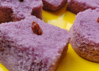 软香小点——蜂蜜紫薯糕图解的做法