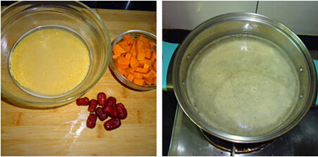 小米南瓜红枣粥做法步骤1