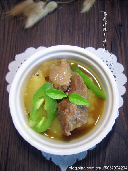 粤式清炖土豆牛肉的做法