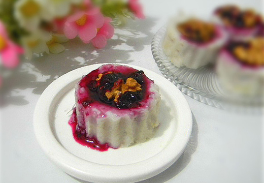 核桃蓝莓芋头糕的10步制作方法