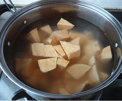玉米山芋粘粥的做法步骤3