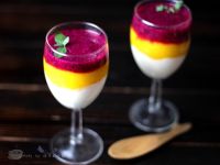 彩虹水果酸奶杯的8步做法