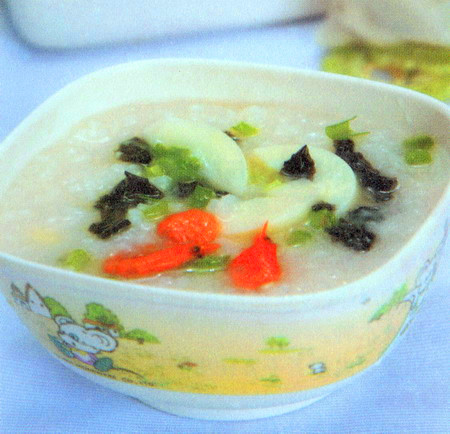紫菜虾米粥