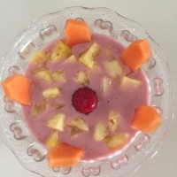 甜品之草莓香蕉酸奶的简单做法