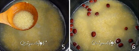 养生红枣小米粥的做法步骤5-6