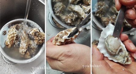 牡蛎粥做法步骤2