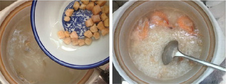 鲜虾海鲜粥做法步骤5-6