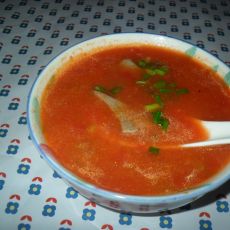 番茄猪肝浓汤的做法
