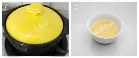 蛋黄小米粥步骤1-2