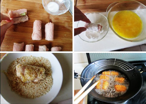 创新吃法——黄瓜肉卷的做法