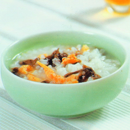 海米紫菜粥