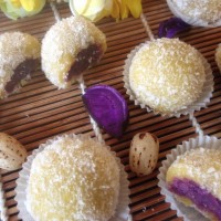 紫薯南瓜糯米糍的做法与食疗功效