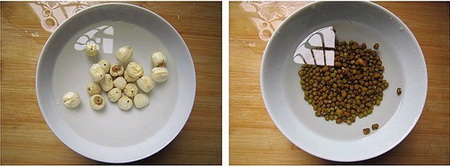 莲子皂角米粥步骤3-4