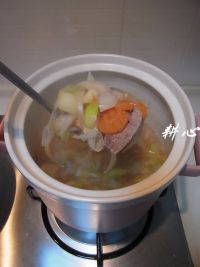 猪肝大酱汤的做法